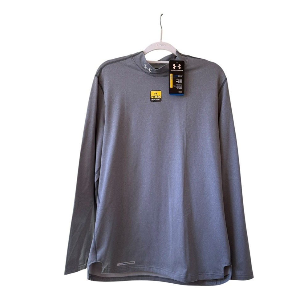 Under Armour Men’s Long Sleeve HeatGear Top - Gray